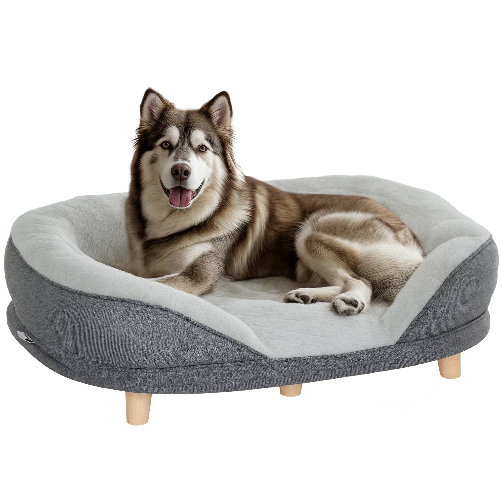 Shipenophy mini-canapé Canapé pour enfants, Style chien gris, pliable