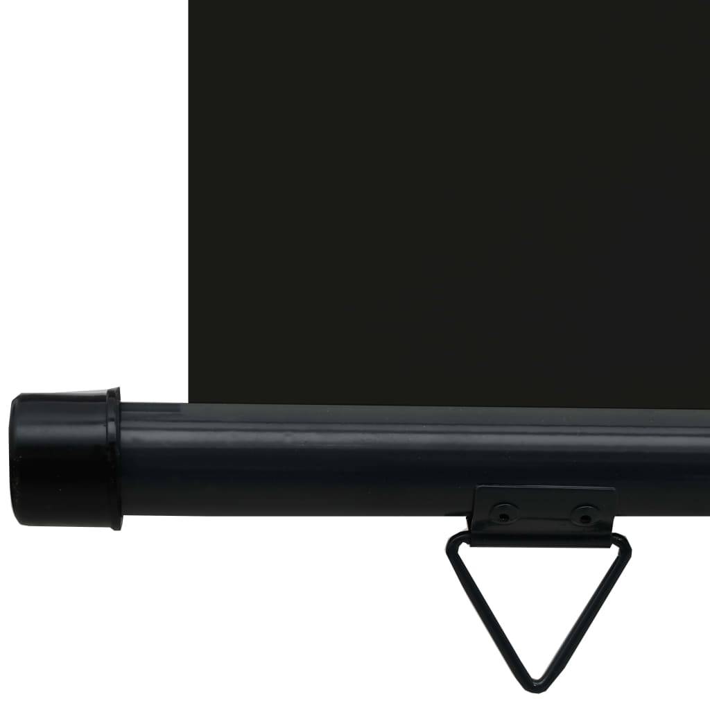 Helloshop26 - Auvent latéral de balcon 100 x 250 cm noir - Image 8