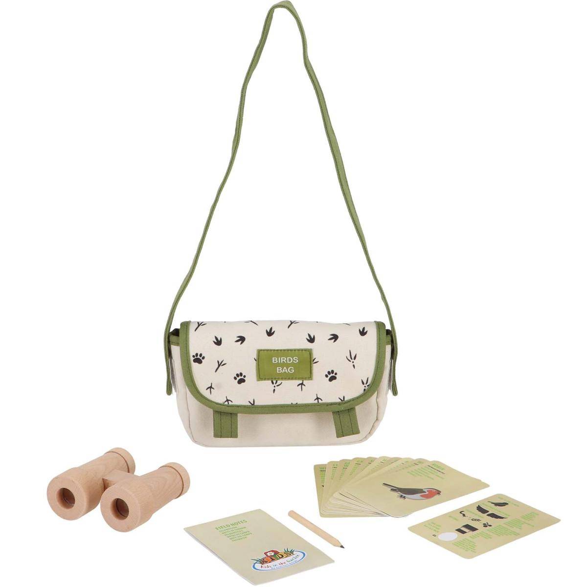 Esschert Design - Set explorateur avec sac pour enfant Oiseaux Kids In The Garden - Image 1