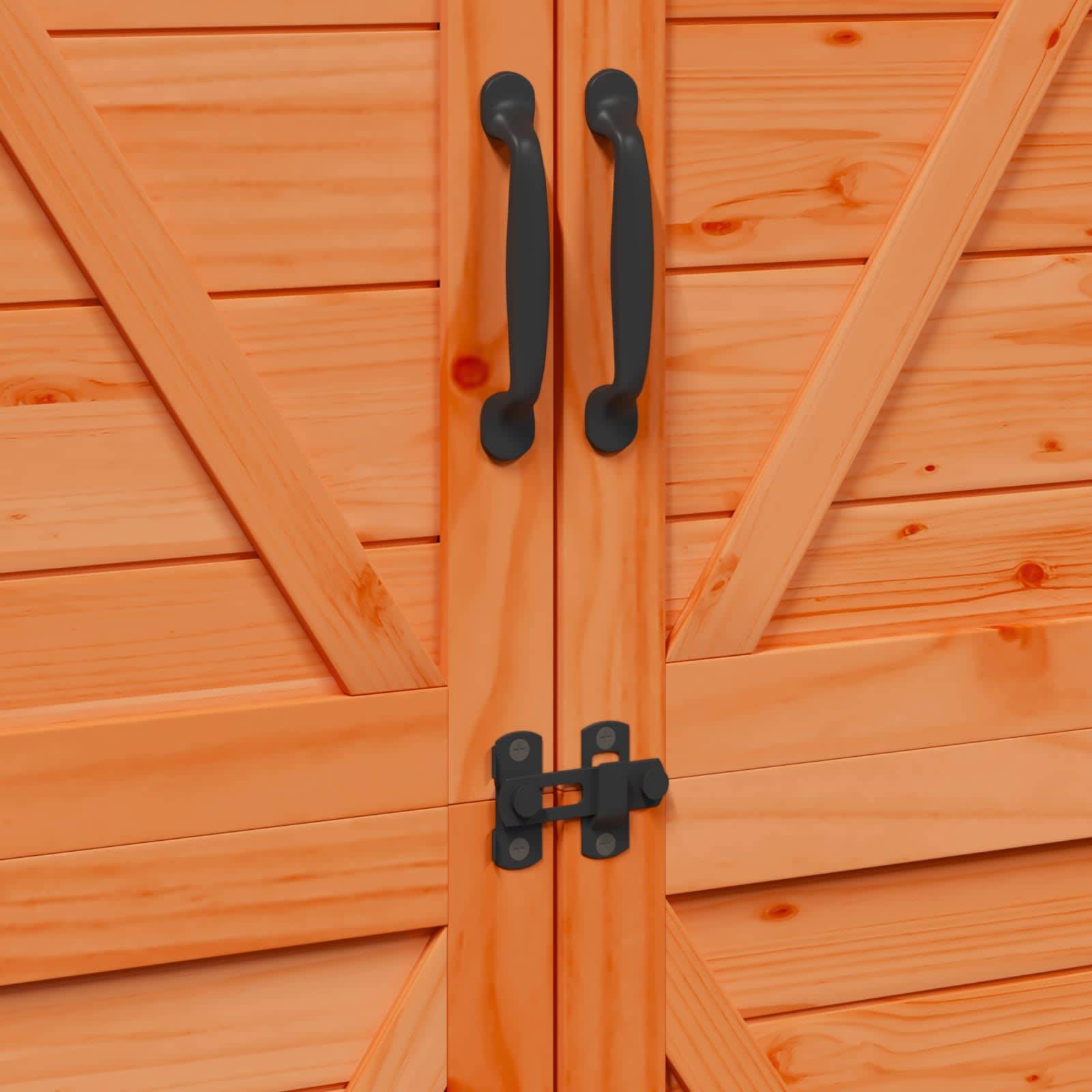 Vidaxl - Abri de jardin Marron 106 x 56 x 176,5 cm Bois de Sapin Massif vidaXL 42033483 - Image 10