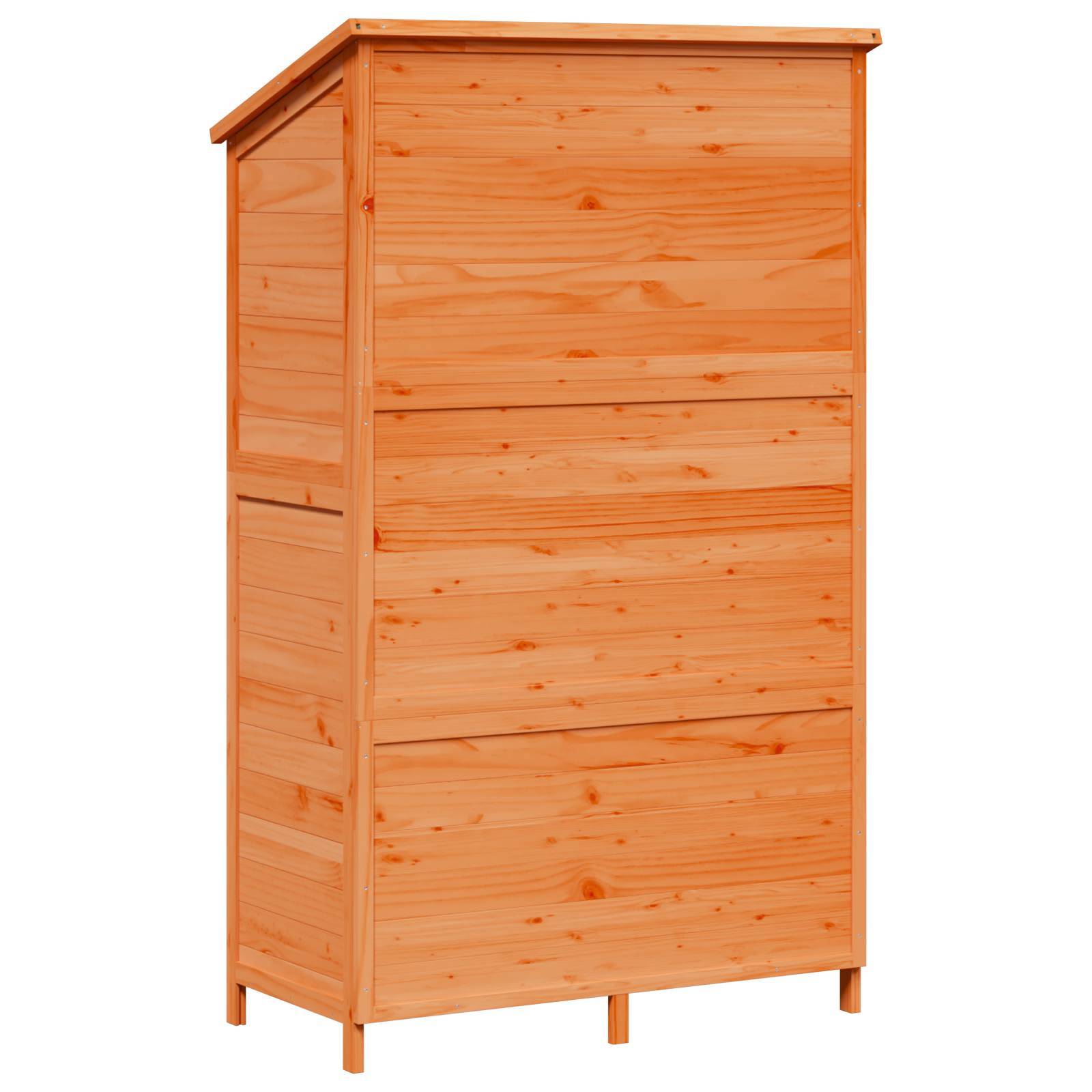 Vidaxl - Abri de jardin Marron 106 x 56 x 176,5 cm Bois de Sapin Massif vidaXL 42033483 - Image 8