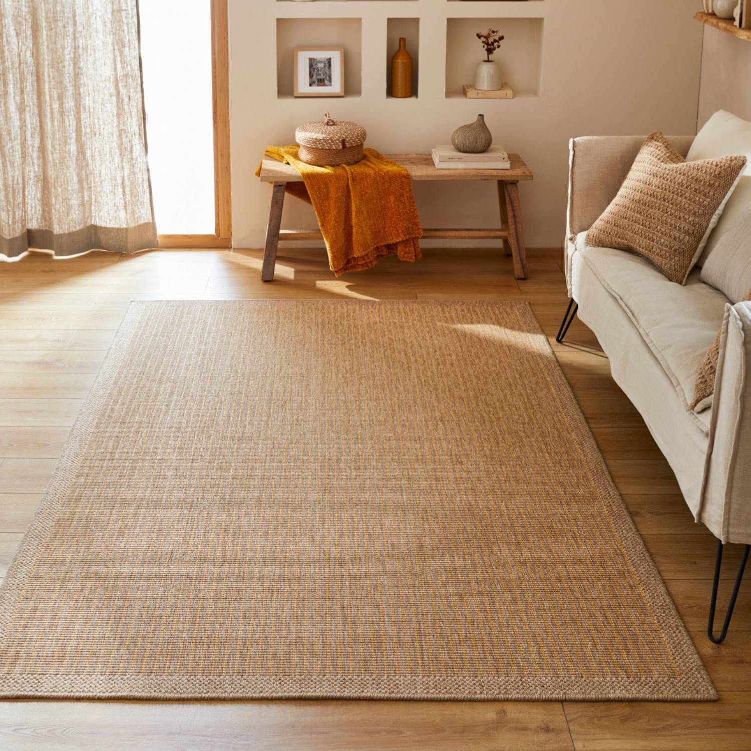 Autre - Tapis intérieur et extérieur naturel 120x170cm - Image 2