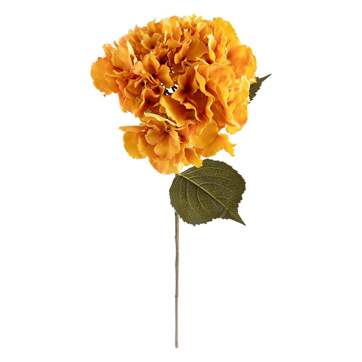 Fleur Artificielle "Hortensia" 83cm Ambre