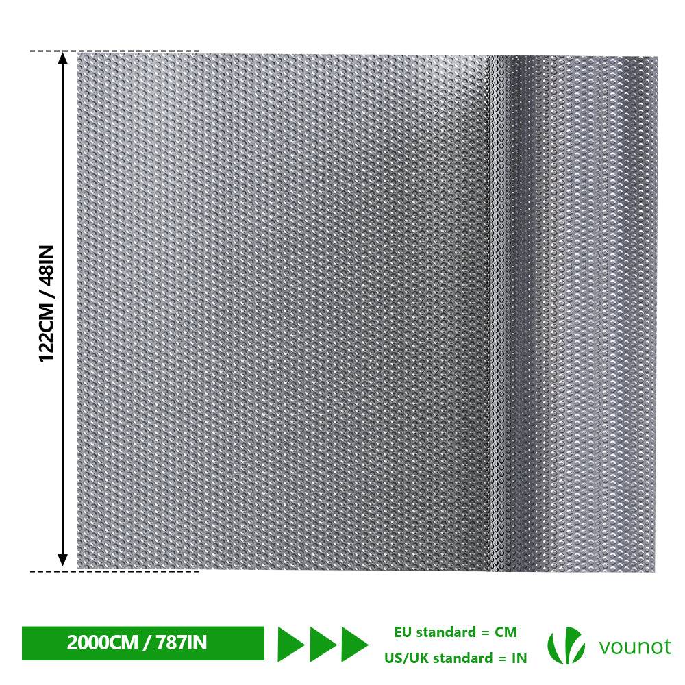 Isolant thermique a bulle double couche aluminium radiateur reflecteur 1.22x20m - Image 4
