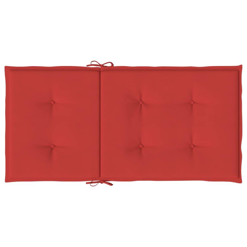 PANGIVO - Coussins de chaise de jardin polyester rouge 100 x 50 x 3 cm - PANGIVO - Image 7
