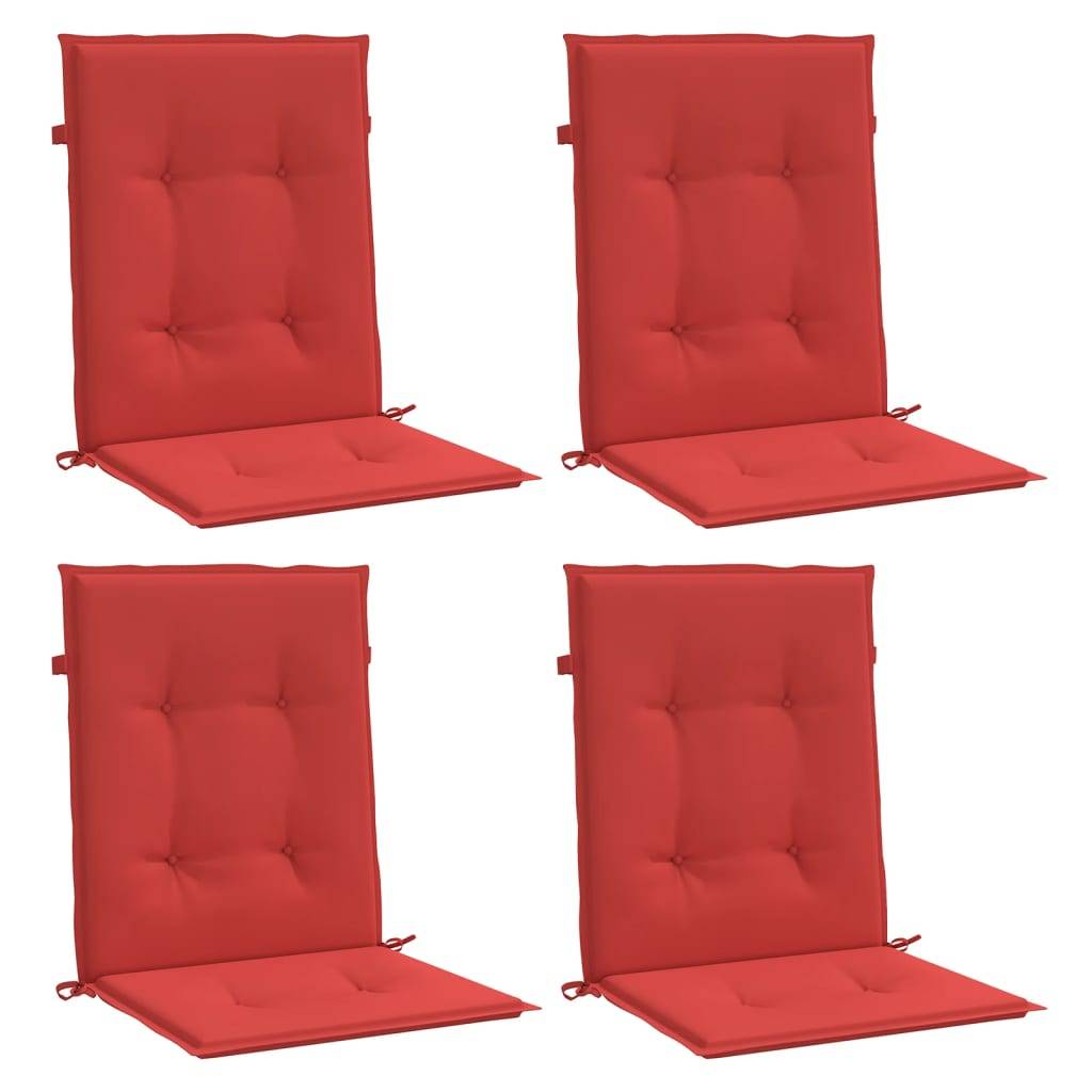 PANGIVO - Coussins de chaise de jardin polyester rouge 100 x 50 x 3 cm - PANGIVO - Image 3
