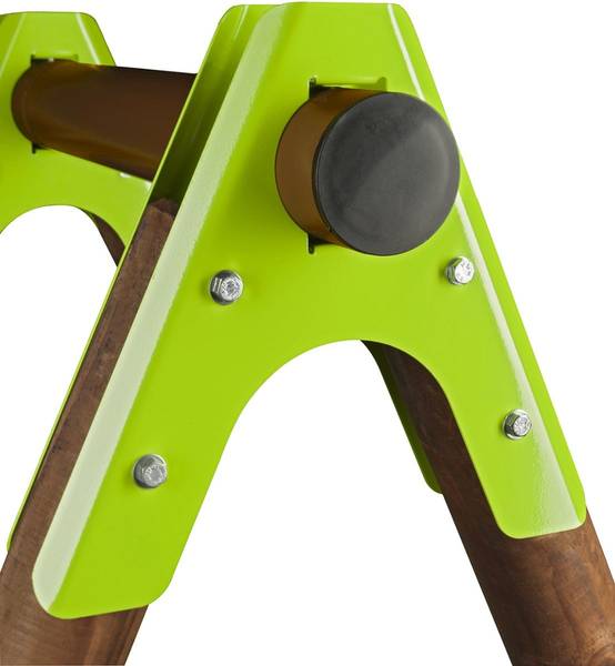 Trigano - Portique XALTO bois/métal 2,30 m - 2 balançoires + 1 échelle + toboggan Trigano - Image 8