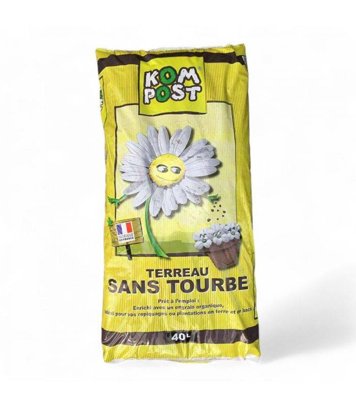 Terreau sans tourbe prêt à l'emploi, 57 sacs de 40 L - KOM27-57x40 - Image 2