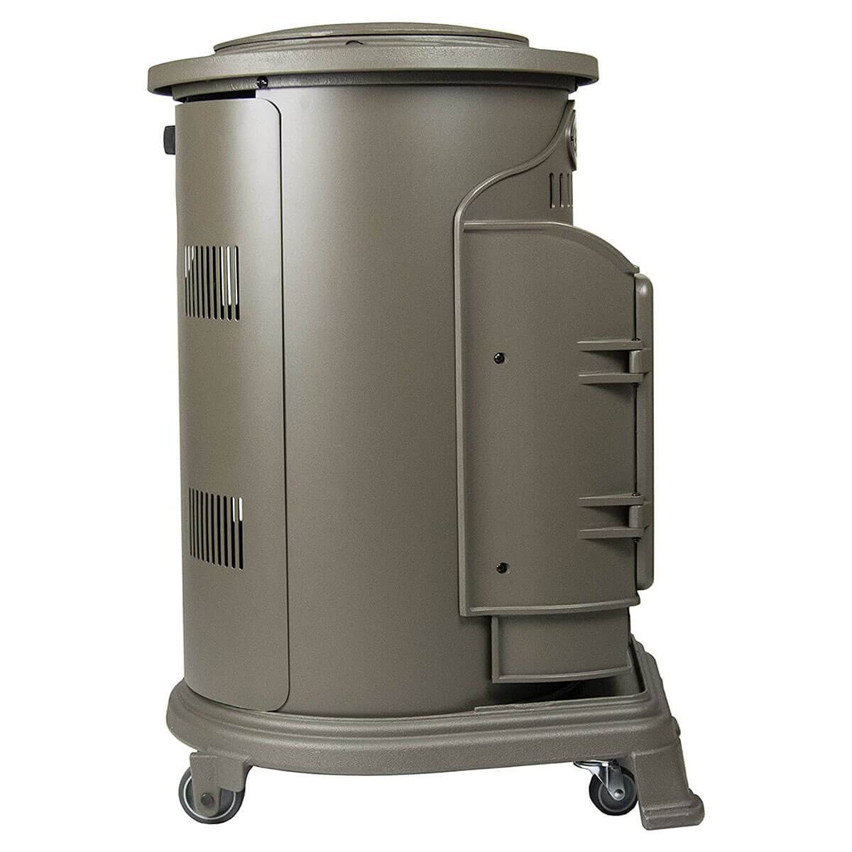 Universal - Poele à gaz 3400W Marron miel Effet flamme Provence UNIVERSAL - Image 6