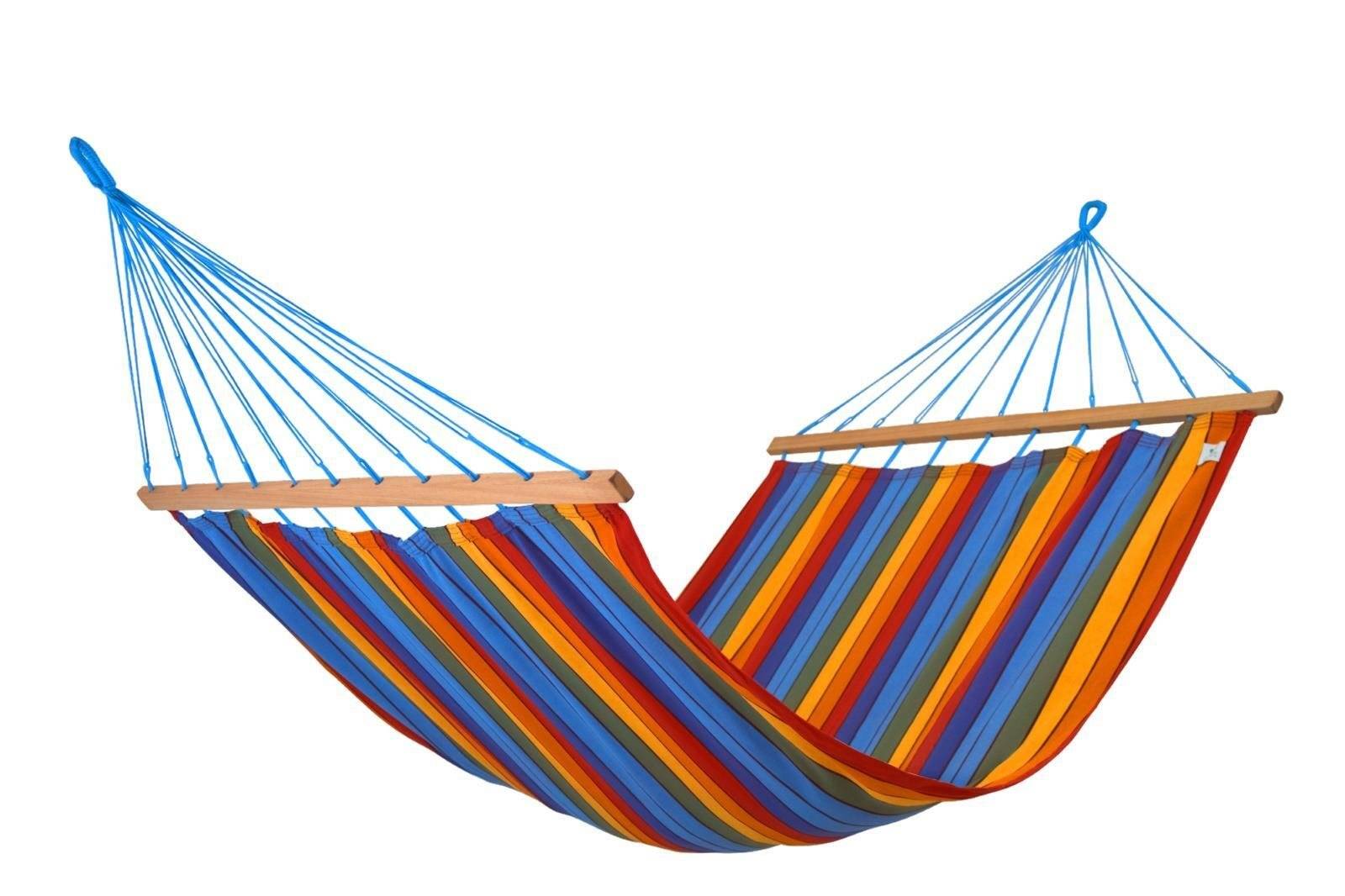 Jobek - Hamac KOUPLE 350x140 cm en Polypropylène Multicolore certifié FSC 100% JOBEK - Image 1