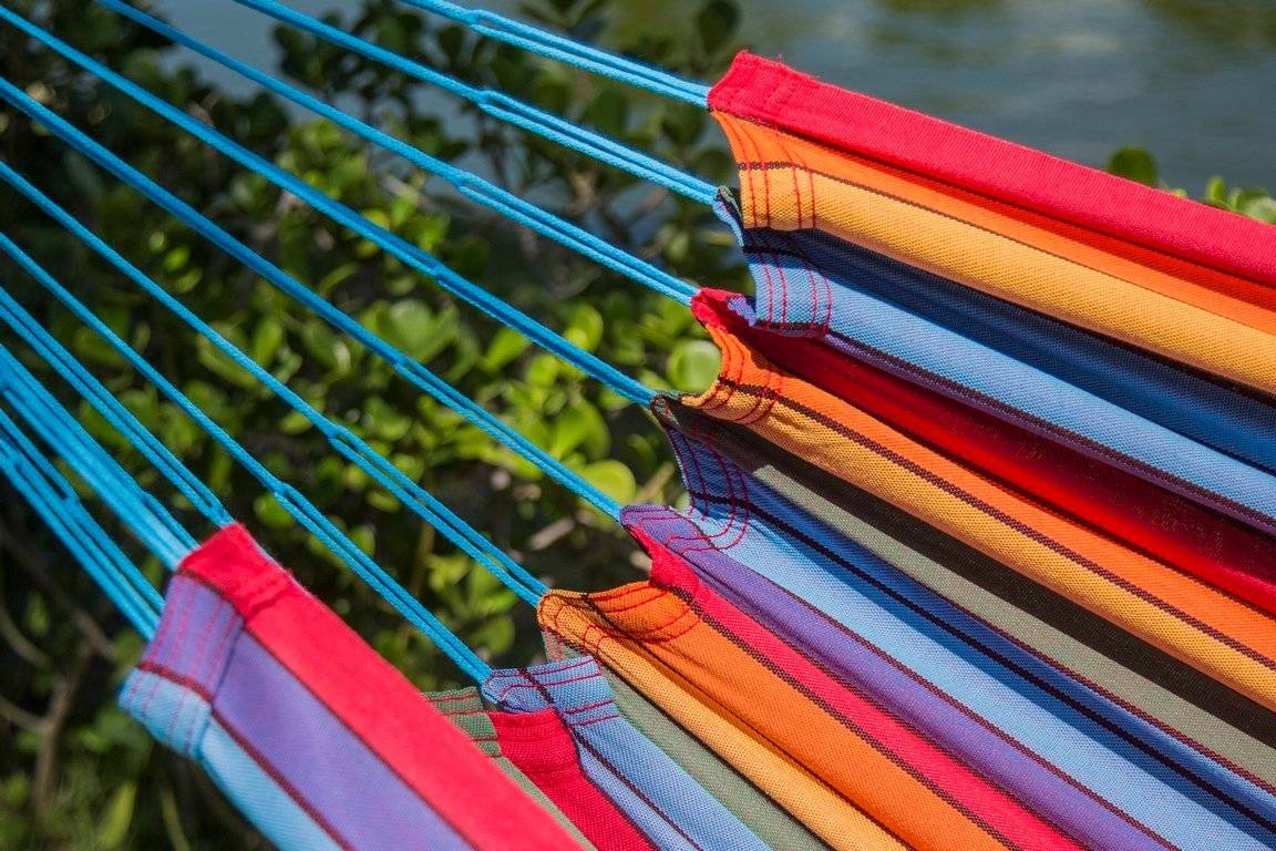 Jobek - Hamac Traditionnel KOCON 340x140 cm en Polypropylène Multicolore JOBEK - Image 5