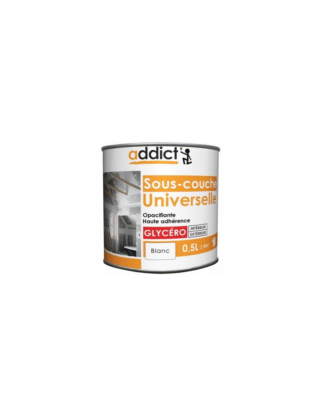 Sous-couche Glycéro 0.5l Addict Adhérence Universelle, Finition Durable - Addict - Image 2