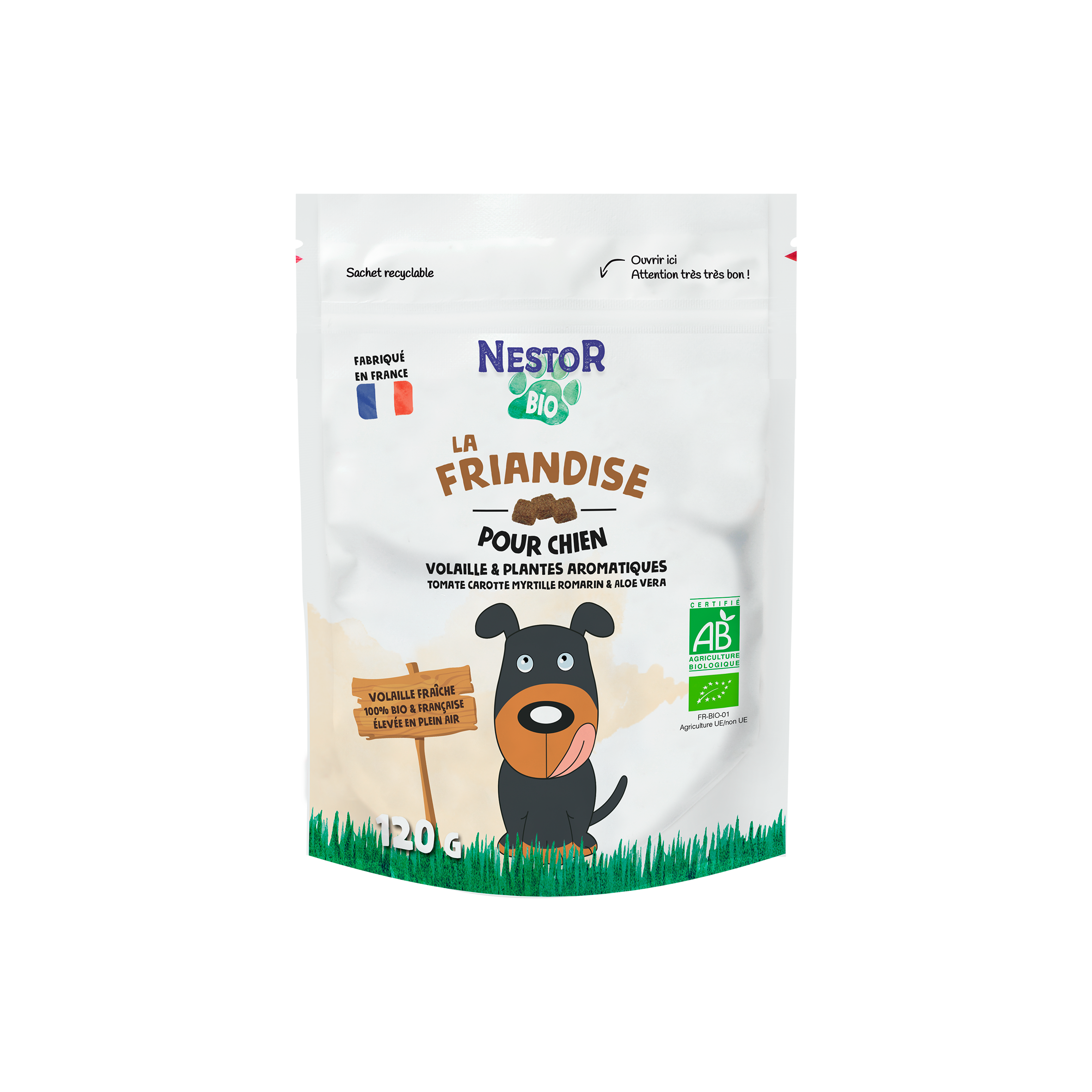 Nestor - Friandises Bio Sans Céréales à la Volaille pour Chien - Image 1