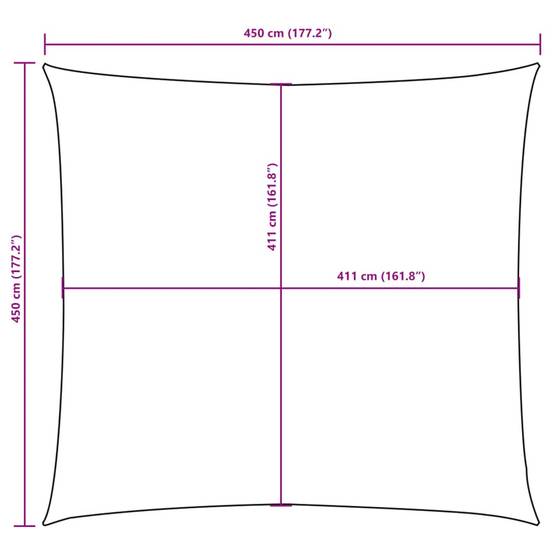 Coussin/parasol polyuréthane blanc 4,5 x 4,5 m - Prolenta premium p339.0 - Image 9
