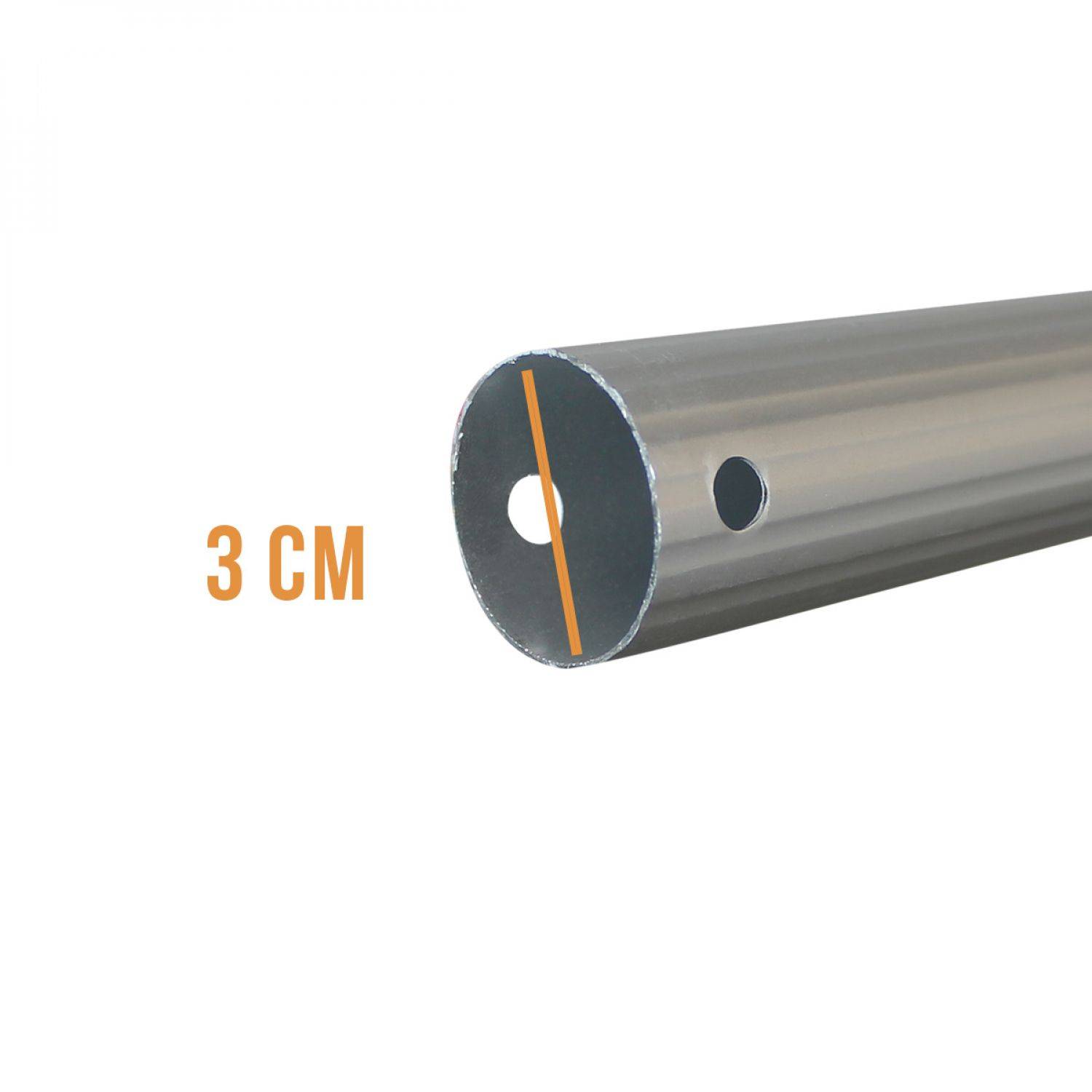 Linxor - Manche télescopique de 1.33 m à 2.40 m en aluminium pour épuisette, balai, brosse etc... - Linxor - Image 2