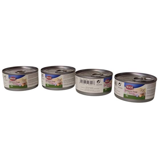 Trixie - Soupe au poulet et au saumon 4 x 80 g pour chat - Image 3
