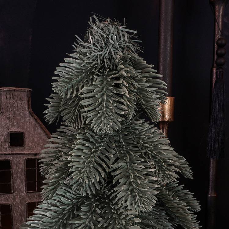 Petit sapin de Noël artificiel de table 50 cm - style nobilis - Little Grove - Image 6