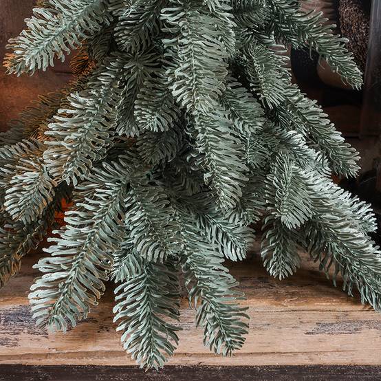 Petit sapin de Noël artificiel de table 50 cm - style nobilis - Little Grove - Image 8