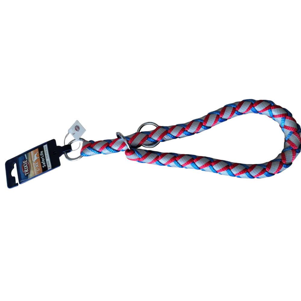 Trixie - Trixie - collier  L-XL 52-60 cm ø18 mm CAVO éducation bleu-rouge - Image 3