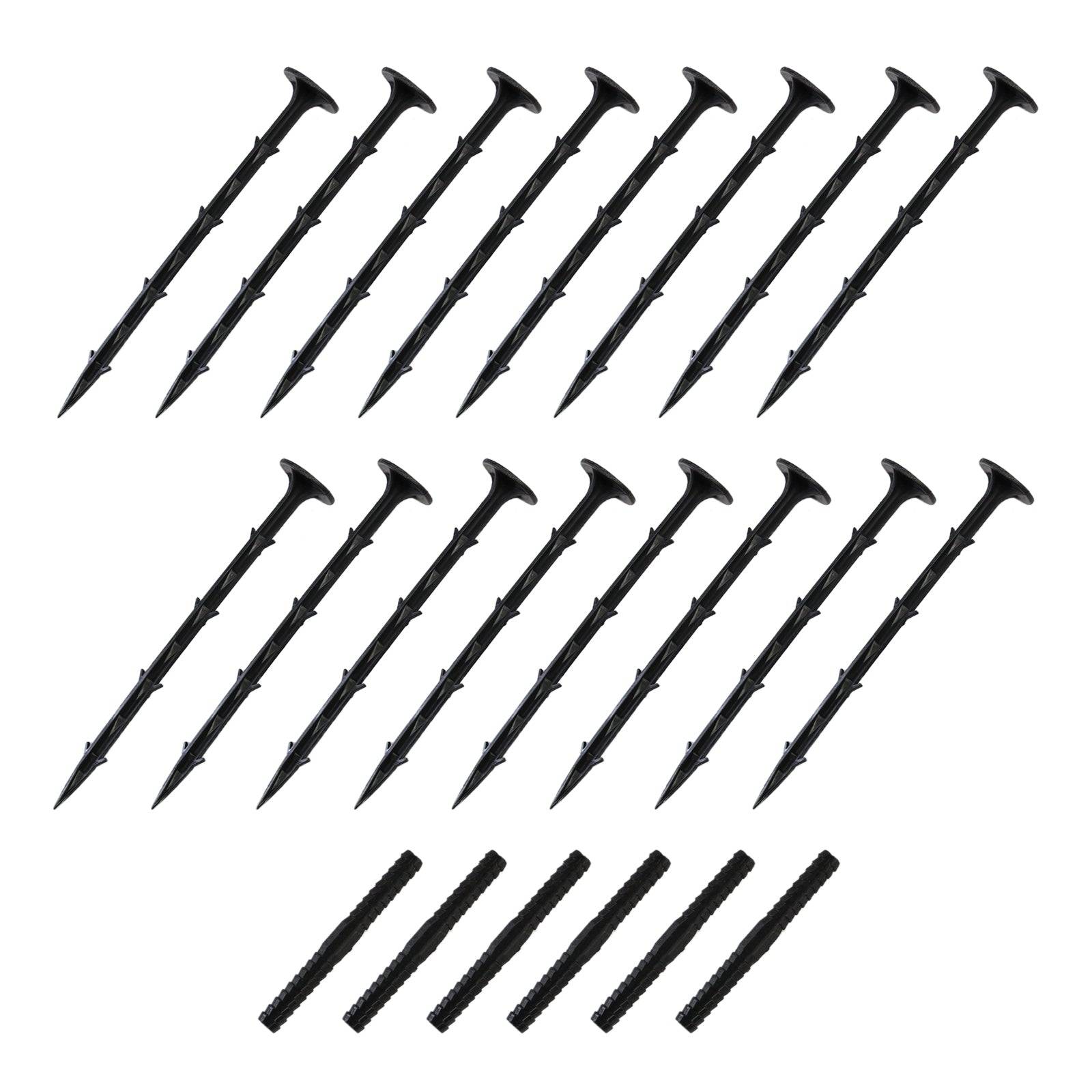 Monstershop - Bordures de Pelouse Flexible 1.2m Noir x 26 - Image 4