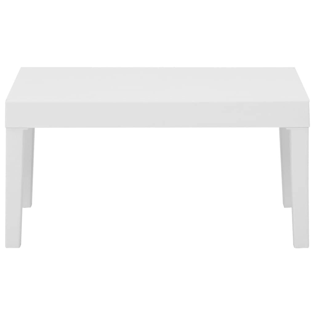 Vidaxl - Salon de jardin 4 pcs avec coussins Plastique Blanc vidaXL 3059831 - Image 10