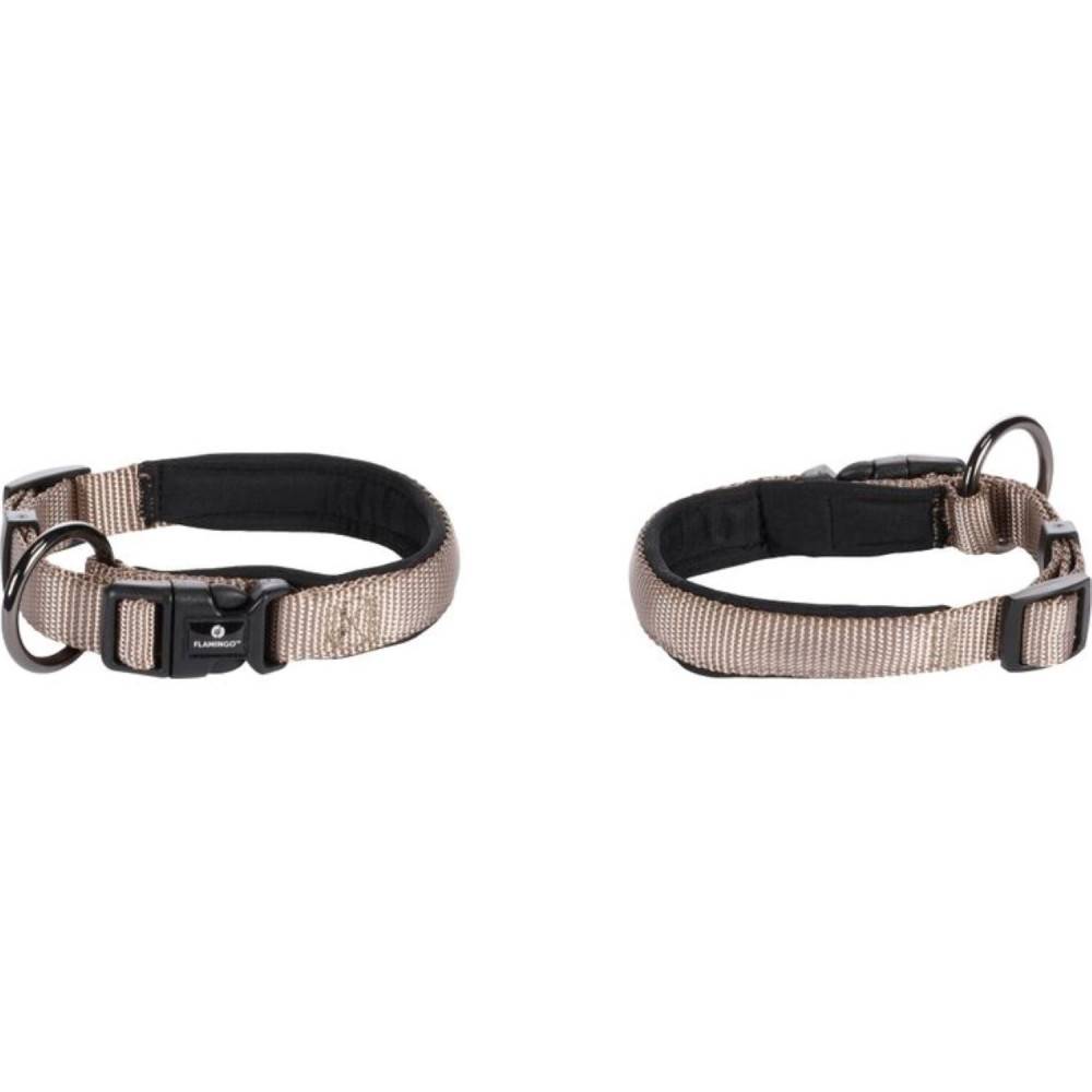 Flamingo - Collier ABBI taupe S/M 40-45 cm  Pour chiens. - Image 2