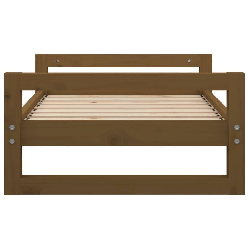 Vidaxl - Lit pour chien Marron miel 75,5x55,5x28 cm Bois de pin solide vidaXL 821480 - Image 7