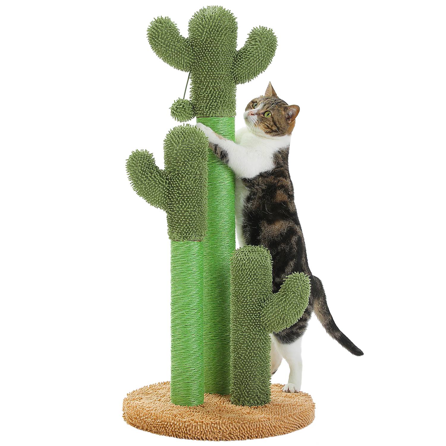 Arbre à Chat Cactus Lot de 3 Vert (XL) PAWZ Road - Image 3