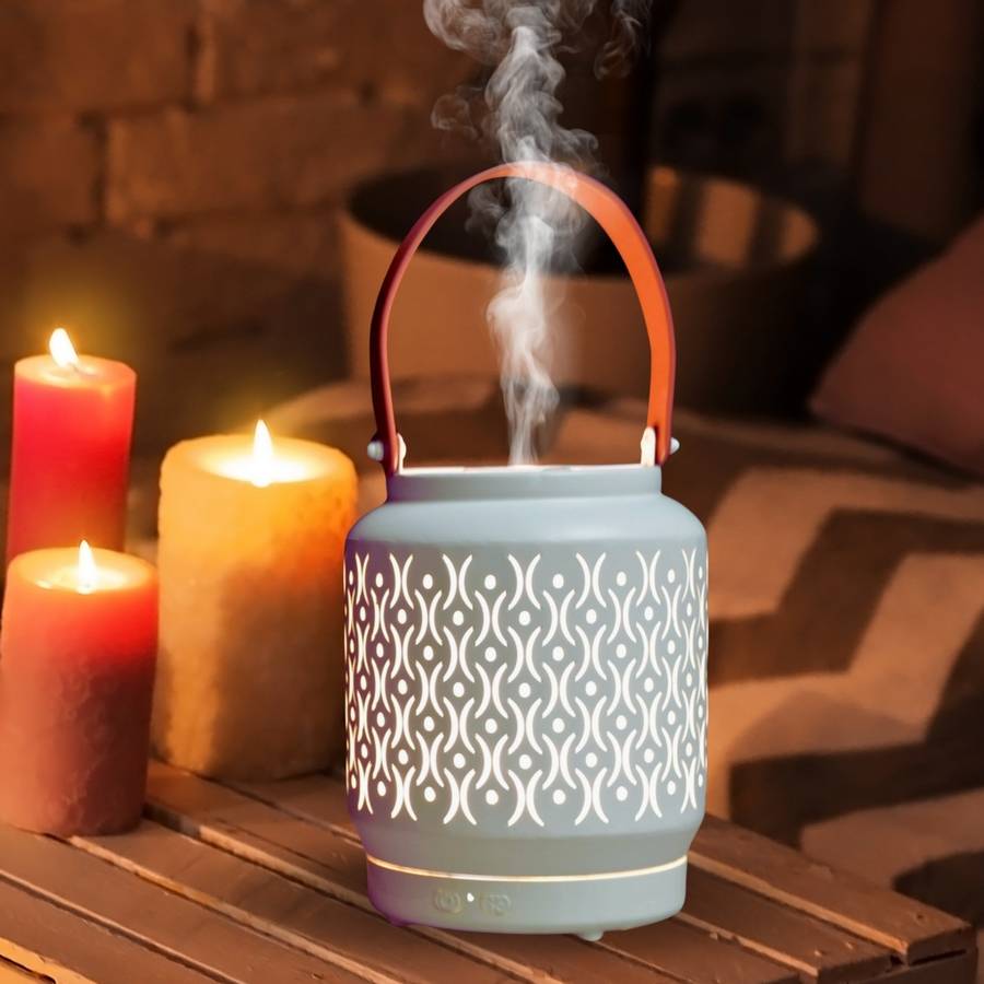 Zen'Arôme Diffuseur Ultrasonique Sans Fil Madrid, Batterie Rechargeable Intégrée, Utilisation Nomade, Autonomie 4h, Éclairage Led - Image 1
