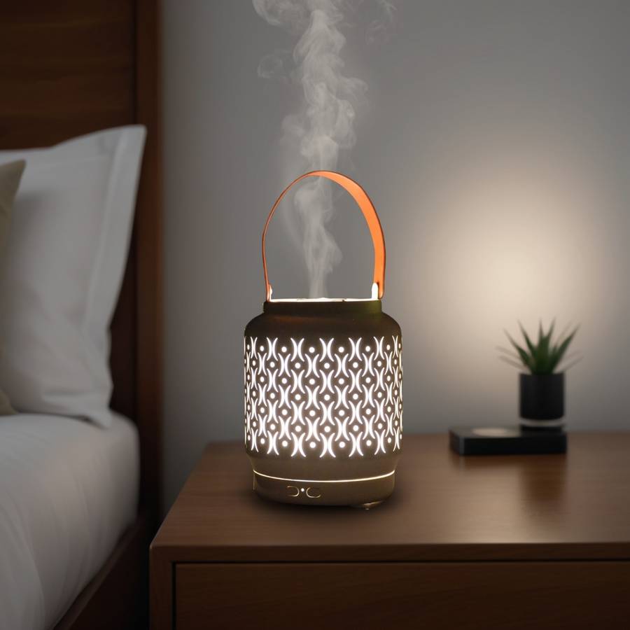 Zen'Arôme Diffuseur Ultrasonique Sans Fil Madrid, Batterie Rechargeable Intégrée, Utilisation Nomade, Autonomie 4h, Éclairage Led - Image 2