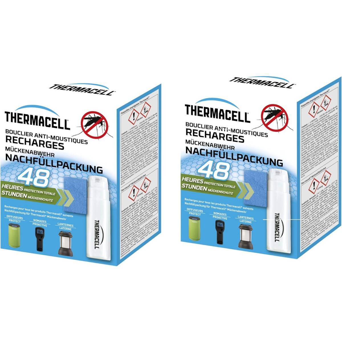 Thermacell - Lot de 2 Recharges Thermacell 48H soit 96H - Protégez-vous des Moustiques en Toute Simplicité - Image 1