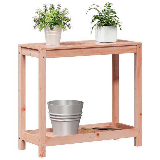 Établi de jardinier en Bois de Douglas massif Avec étagère de rangement pour Jardin Serre 82.5x35x75 cm – ComfortXL Outdoor Living - Image 4
