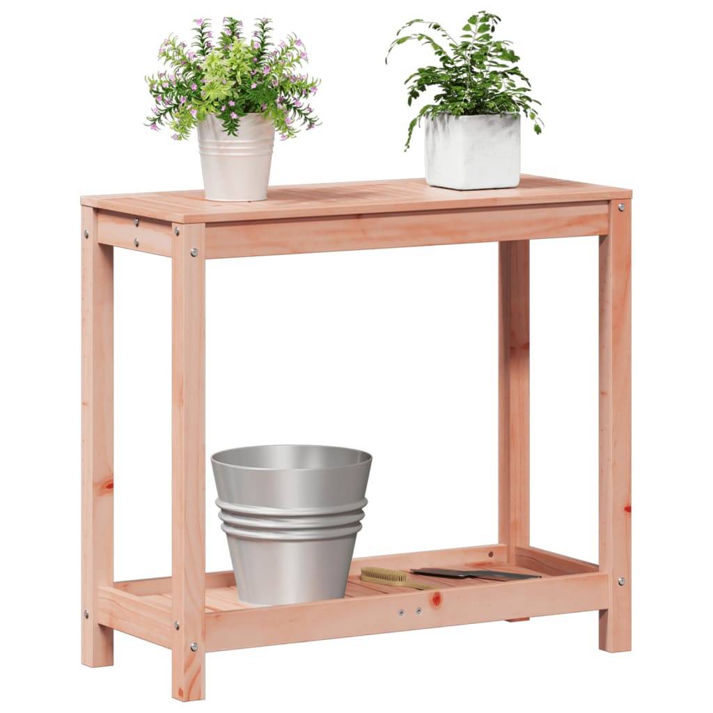 Établi de jardinier en Bois de Douglas massif Avec étagère de rangement pour Jardin Serre 82.5x35x75 cm – ComfortXL Outdoor Living - Image 4