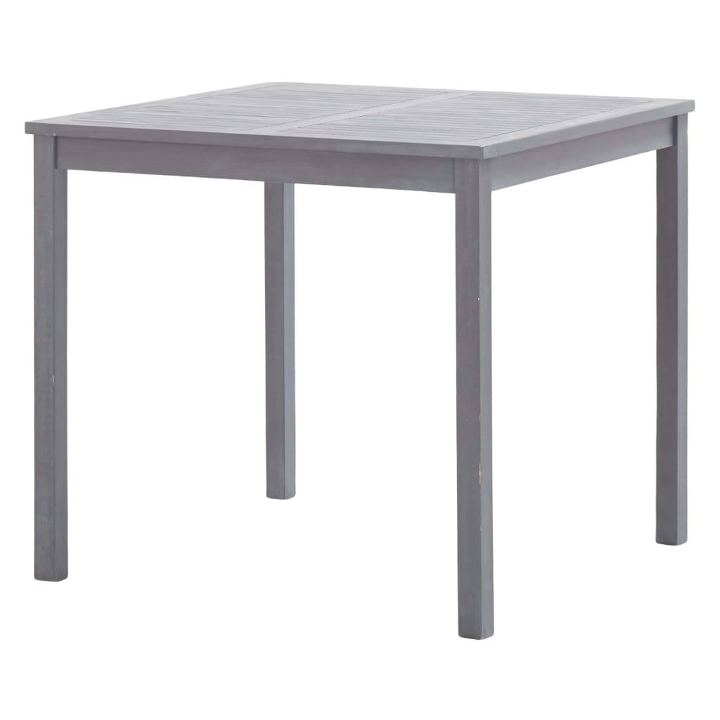 Maison Chic - Ensemble de 5 pcs table de jardin avec chaises - mobilier de jardin Bois d'acacia massif Gris-JU2765 - Image 3