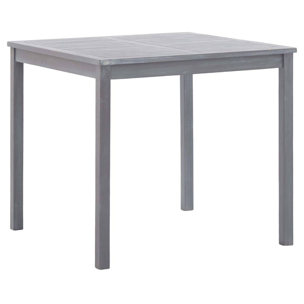 Maison Chic - Ensemble de 5 pcs table de jardin avec chaises - mobilier de jardin Bois d'acacia massif Gris-JU2765 - Image 1