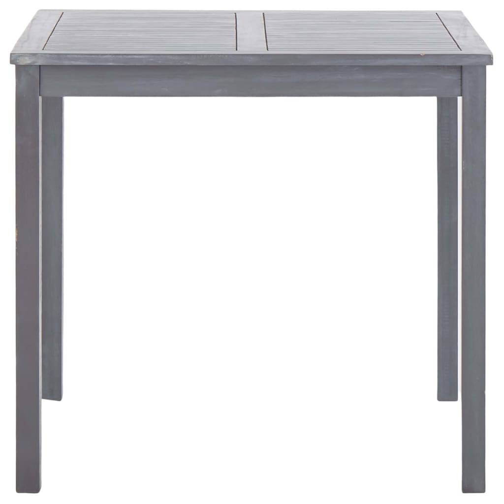 Maison Chic - Ensemble de 5 pcs table de jardin avec chaises - mobilier de jardin Bois d'acacia massif Gris-JU2765 - Image 4