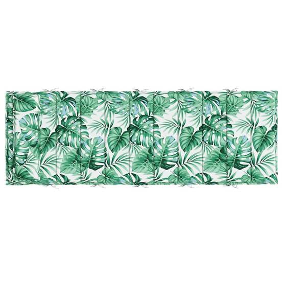 Coussin Bain de soleil | Coussin de chaise longue motif de feuilles 180x60x4 cm Maison Chic - Image 5