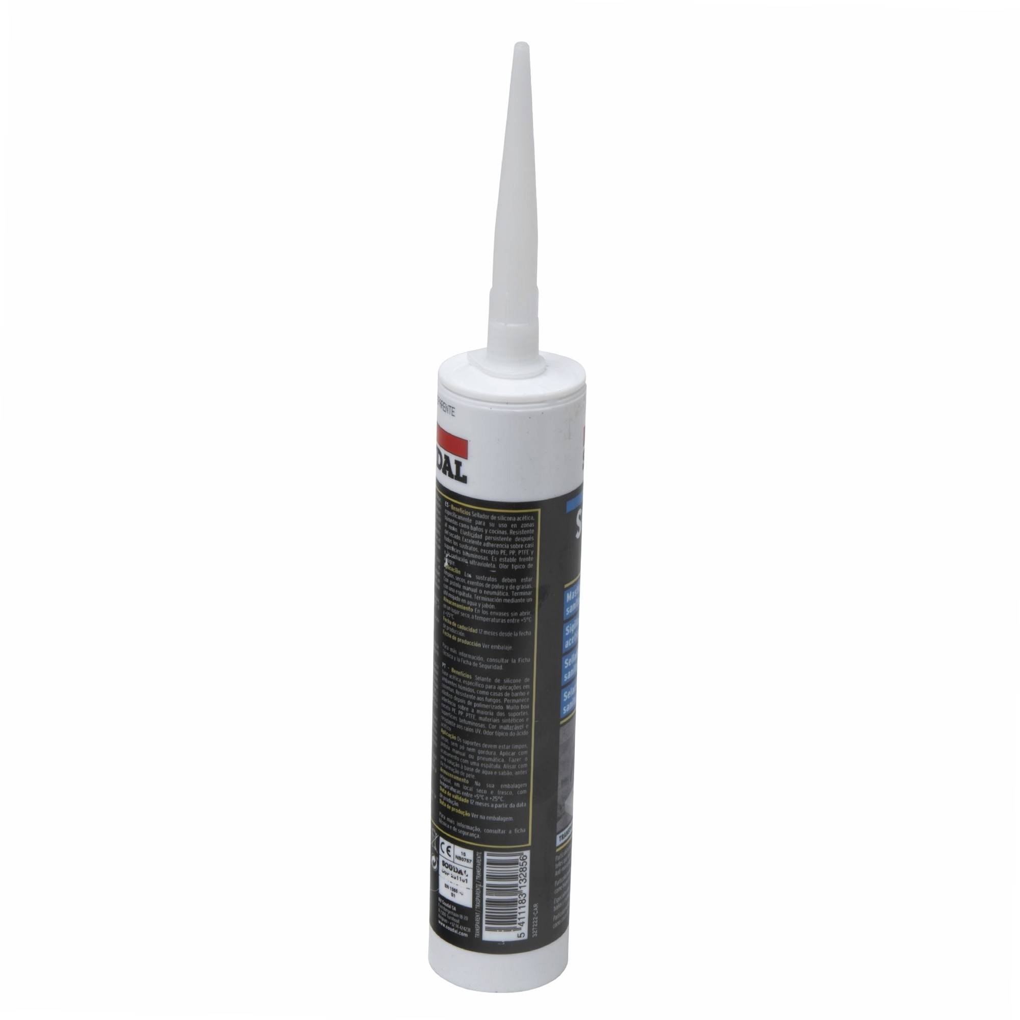 Cartouche sanitaire transparent 280ml Soudal - Image 6