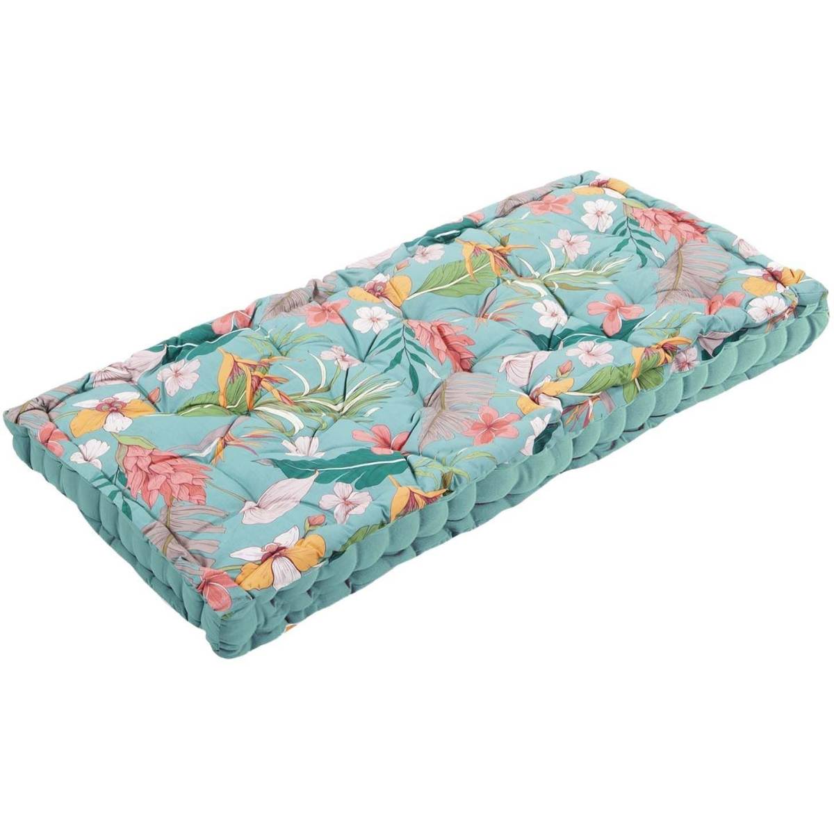 Jardindeco - Coussin de palette en coton imprimé 120 x 80 cm Angele - Image 1