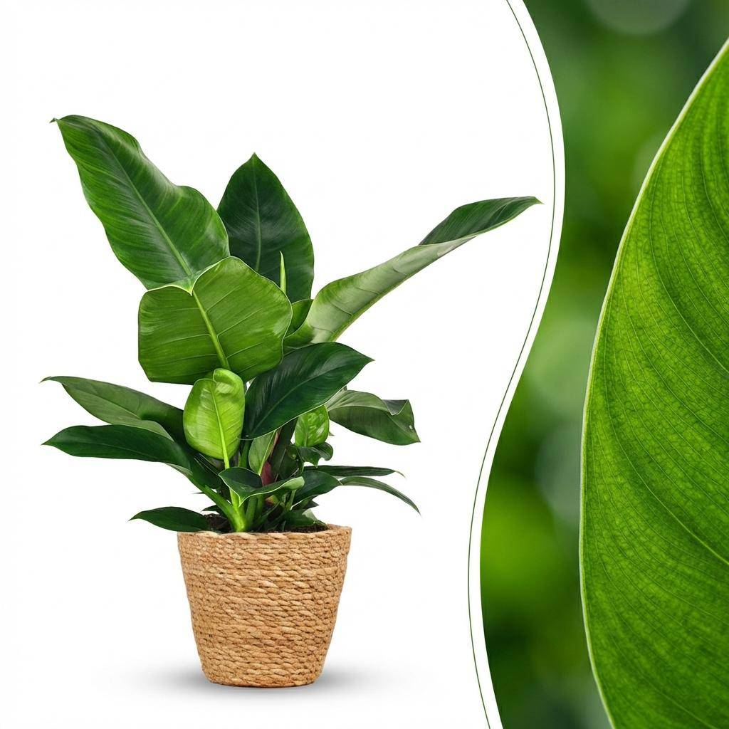 Philodendron Imperial Vert - H65cm - Image 4