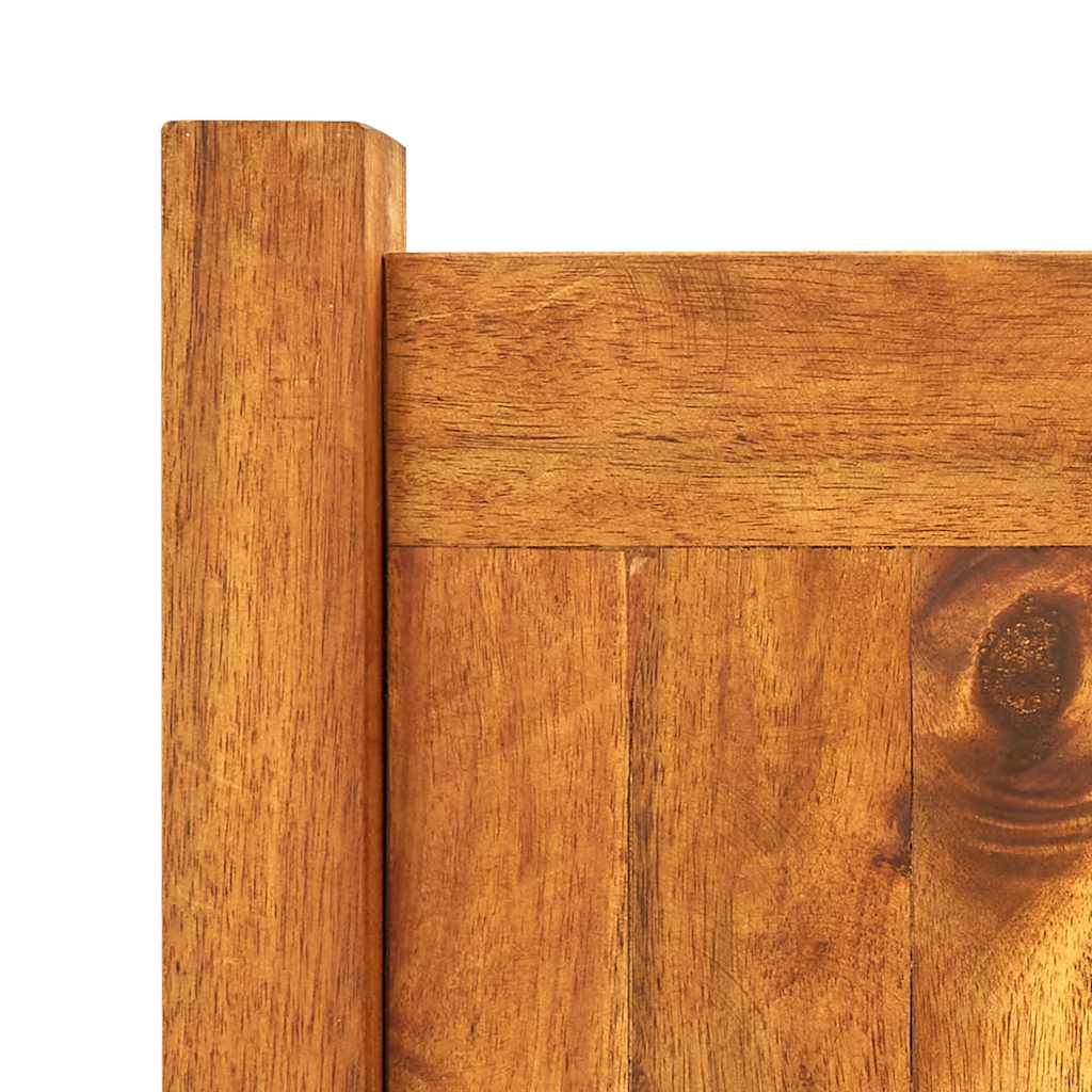 Grande jardinière 200cm en bois d'acacia pour potager terrasse jardin Brun – ComfortXL Outdoor Living - Image 6