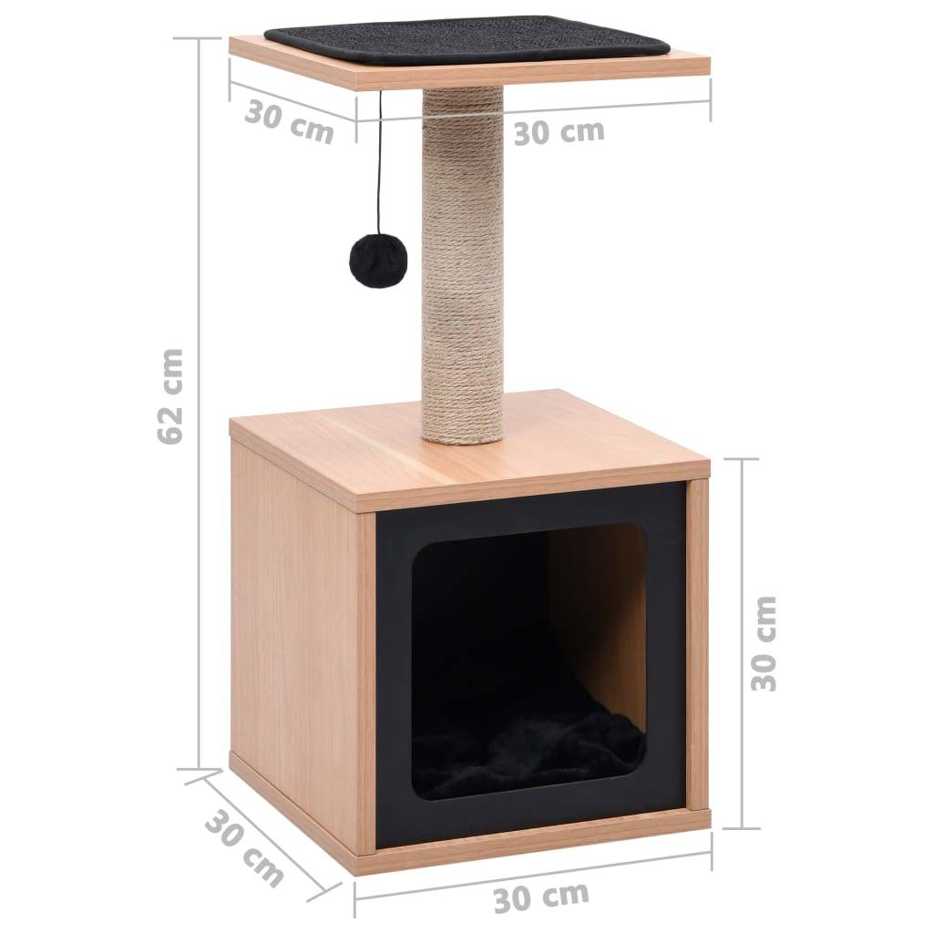 Vidaxl - Arbre à chat avec tapis à gratter en sisal 62 cm vidaXL 170932 - Image 3
