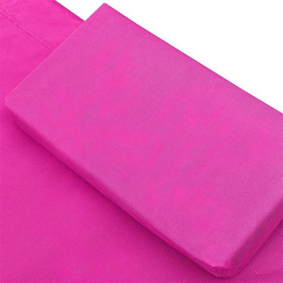 Transat 2 Places Spacieux Tissu Oxford Facile à Nettoyer avec Oreillers pour Terrasse ou Piscine Rose – ComfortXL Outdoor Living - Image 5