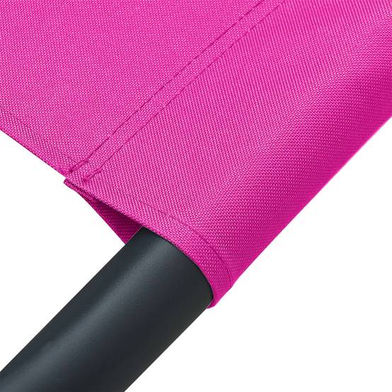 Transat 2 Places Spacieux Tissu Oxford Facile à Nettoyer avec Oreillers pour Terrasse ou Piscine Rose – ComfortXL Outdoor Living - Image 6