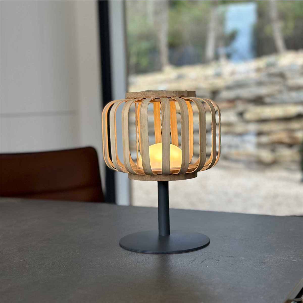 Lumisky - Lampe de table sans fil STANDY MINI BAMBOU H25cm - Image 7
