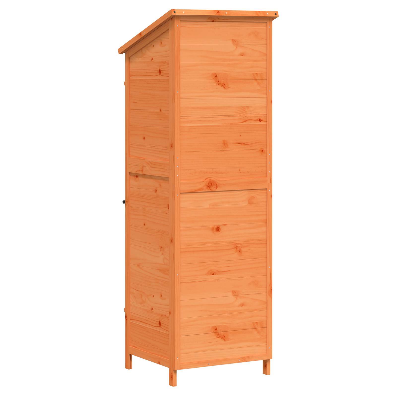 Vidaxl - Abri de jardin Marron 59,5 x 56 x 176,5 cm Bois de Sapin Massif vidaXL 42033479 - Image 8