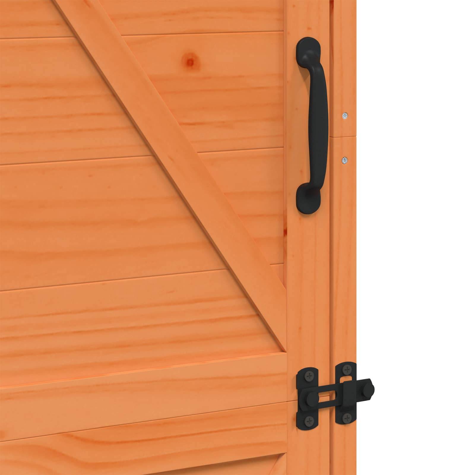 Vidaxl - Abri de jardin Marron 59,5 x 56 x 176,5 cm Bois de Sapin Massif vidaXL 42033479 - Image 10