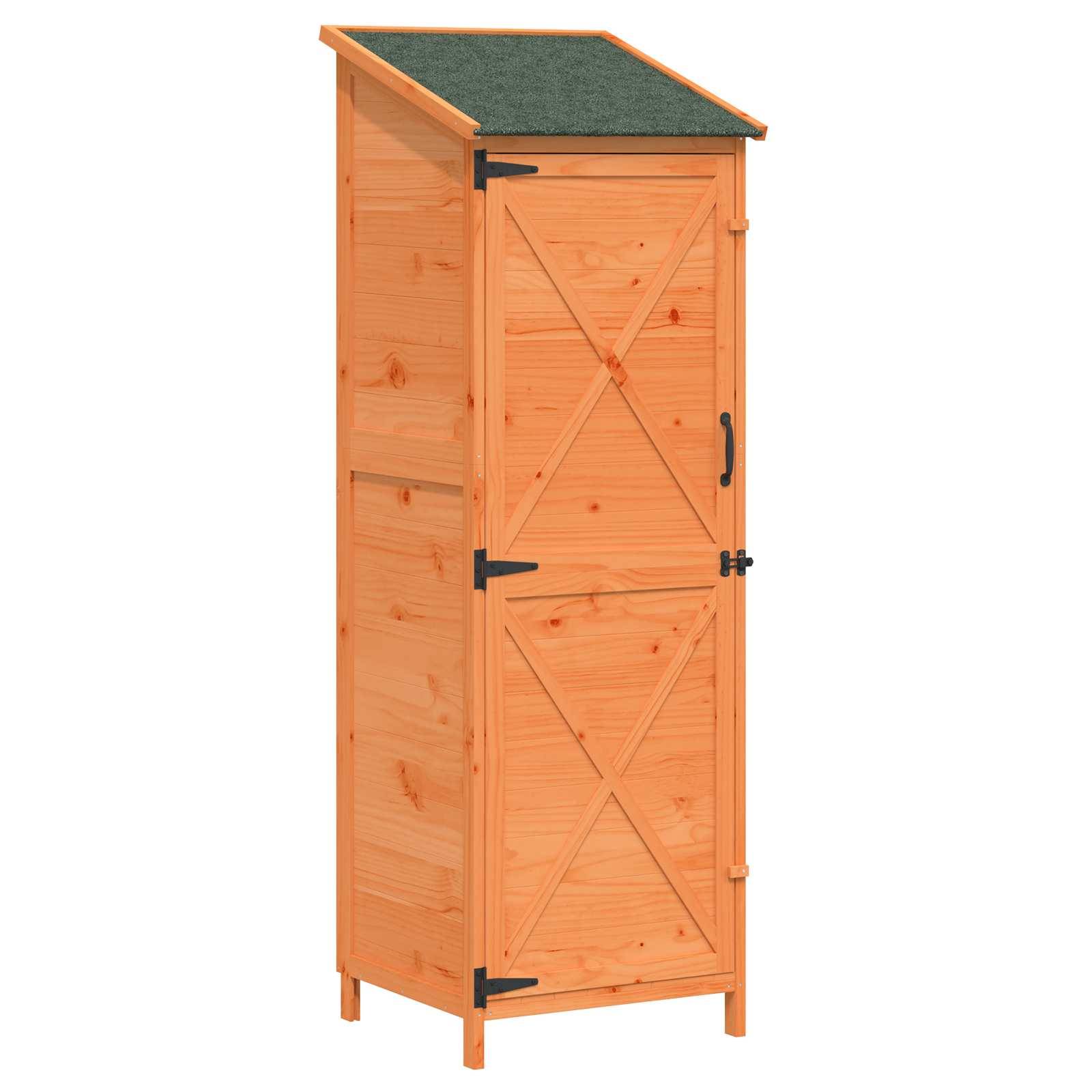 Vidaxl - Abri de jardin Marron 59,5 x 56 x 176,5 cm Bois de Sapin Massif vidaXL 42033479 - Image 2