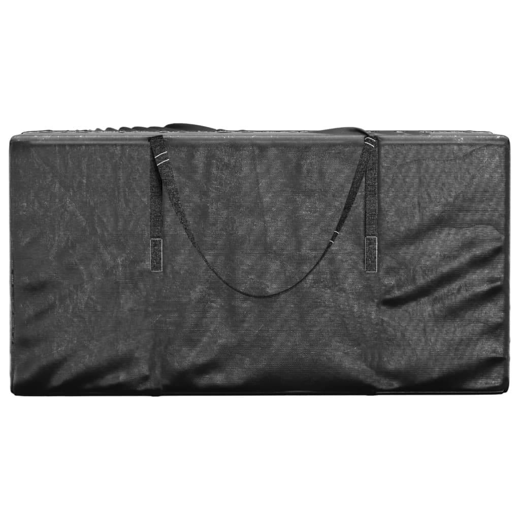 Housse de protection pour sapin de Noël - Sac de rangement noir 150x75x75 cm PE - Image 3