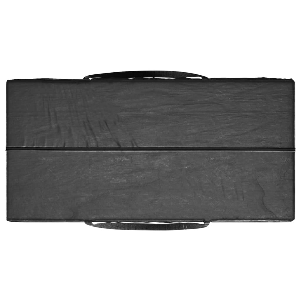 Housse de protection pour sapin de Noël - Sac de rangement noir 150x75x75 cm PE - Image 5